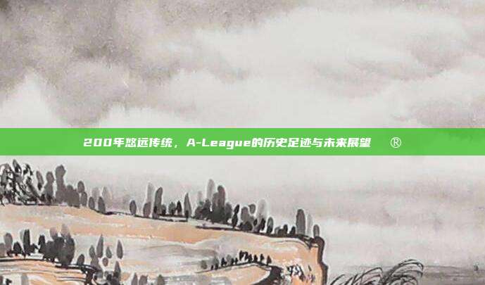 200年悠远传统，A-League的历史足迹与未来展望🔮