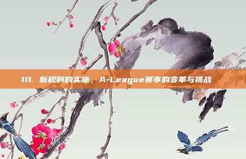 111. 新规则的实施，A-League赛事的变革与挑战🔄