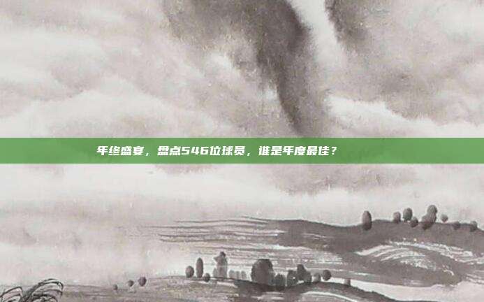 年终盛宴，盘点546位球员，谁是年度最佳？🏅📅