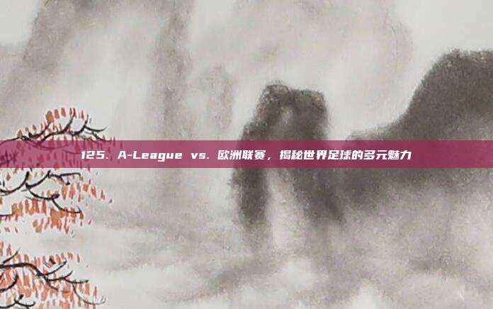 125. A-League vs. 欧洲联赛，揭秘世界足球的多元魅力